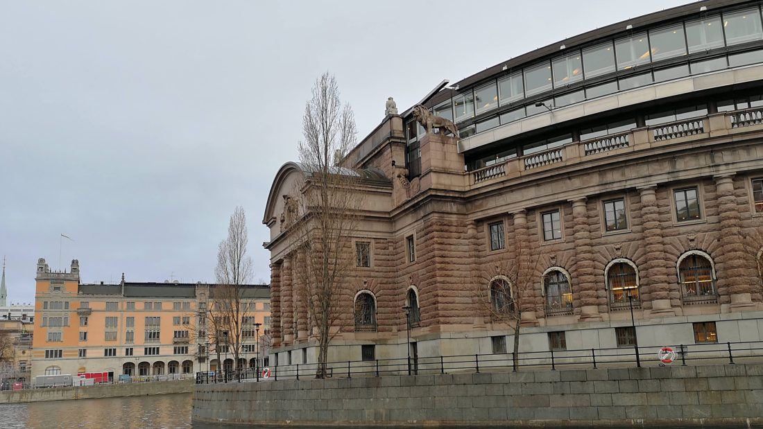 Riksdagshuset och Rosenbad. Foto: John Göransson.