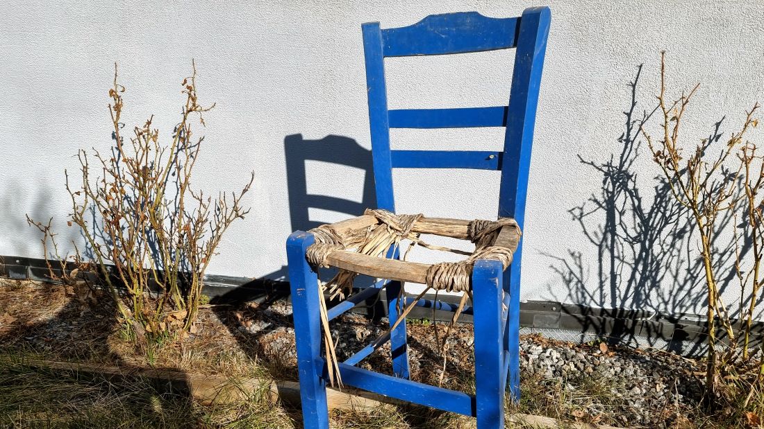 Återbrukbar stol. Foto: John Göransson.