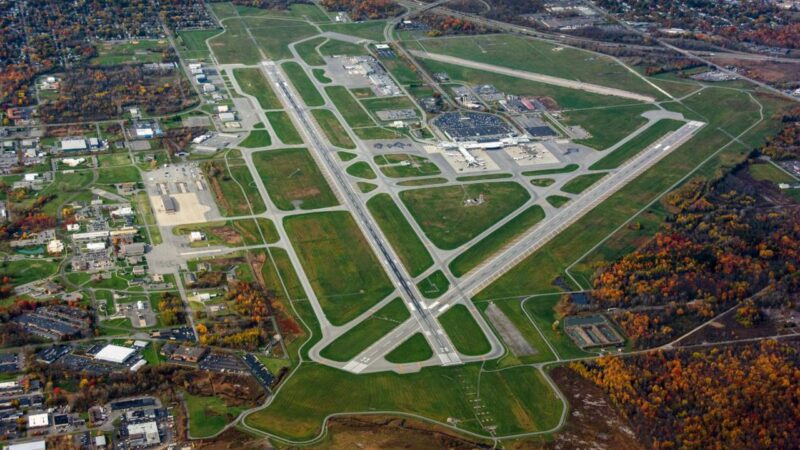 Syracuse Airport, New York.