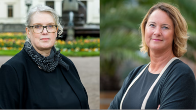 Kristina Eneroth, vicerektor för samverkan och internationella frågor Lunds universitet och Gisela Öst, kommundirektör Trelleborgs kommun