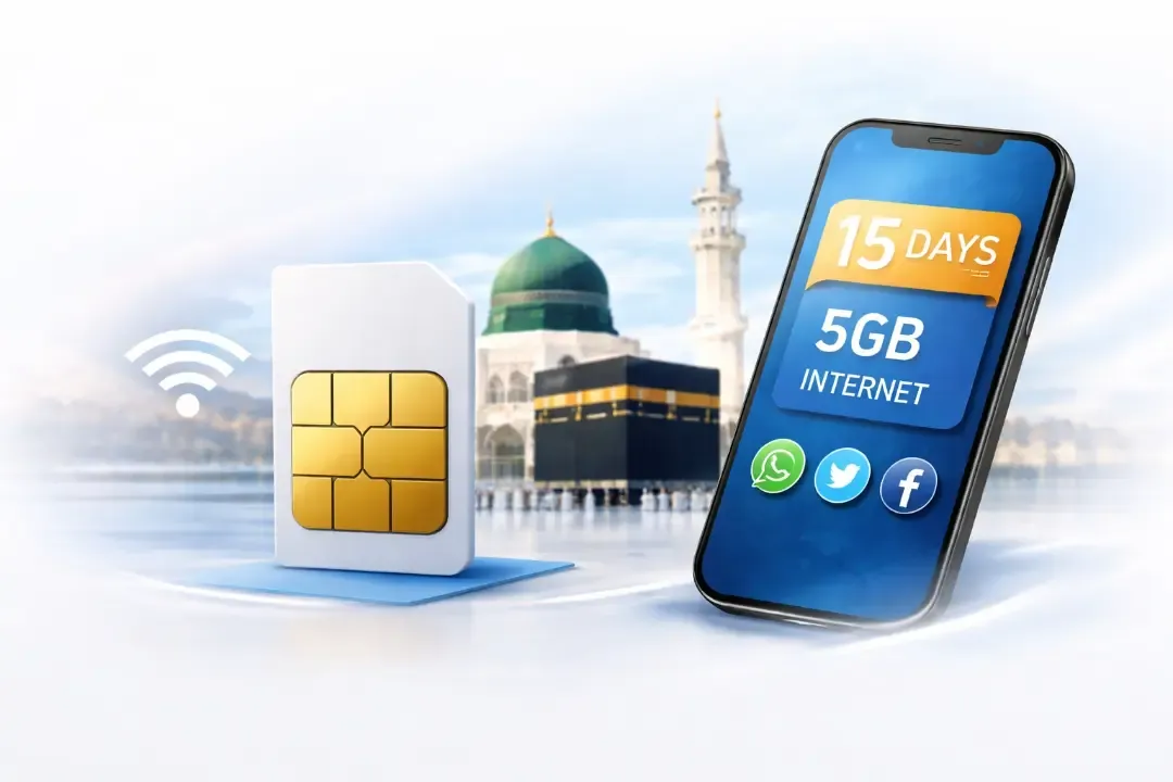 A travel SIM card