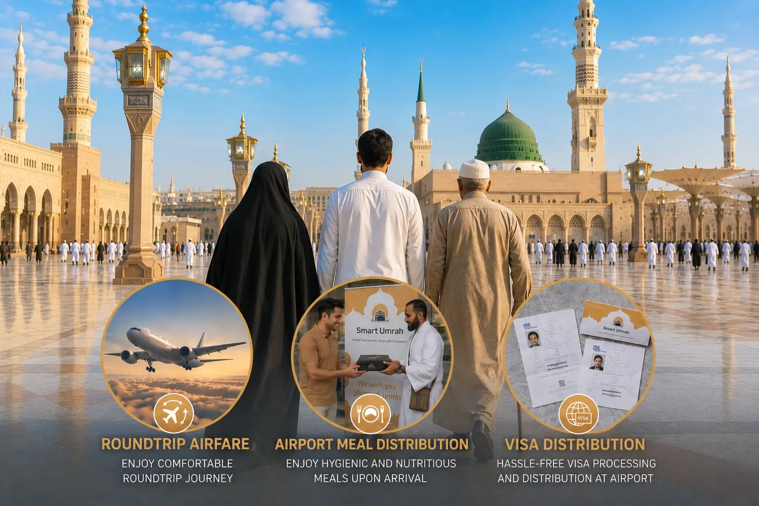 an Economy stay within walking distance of the Haram