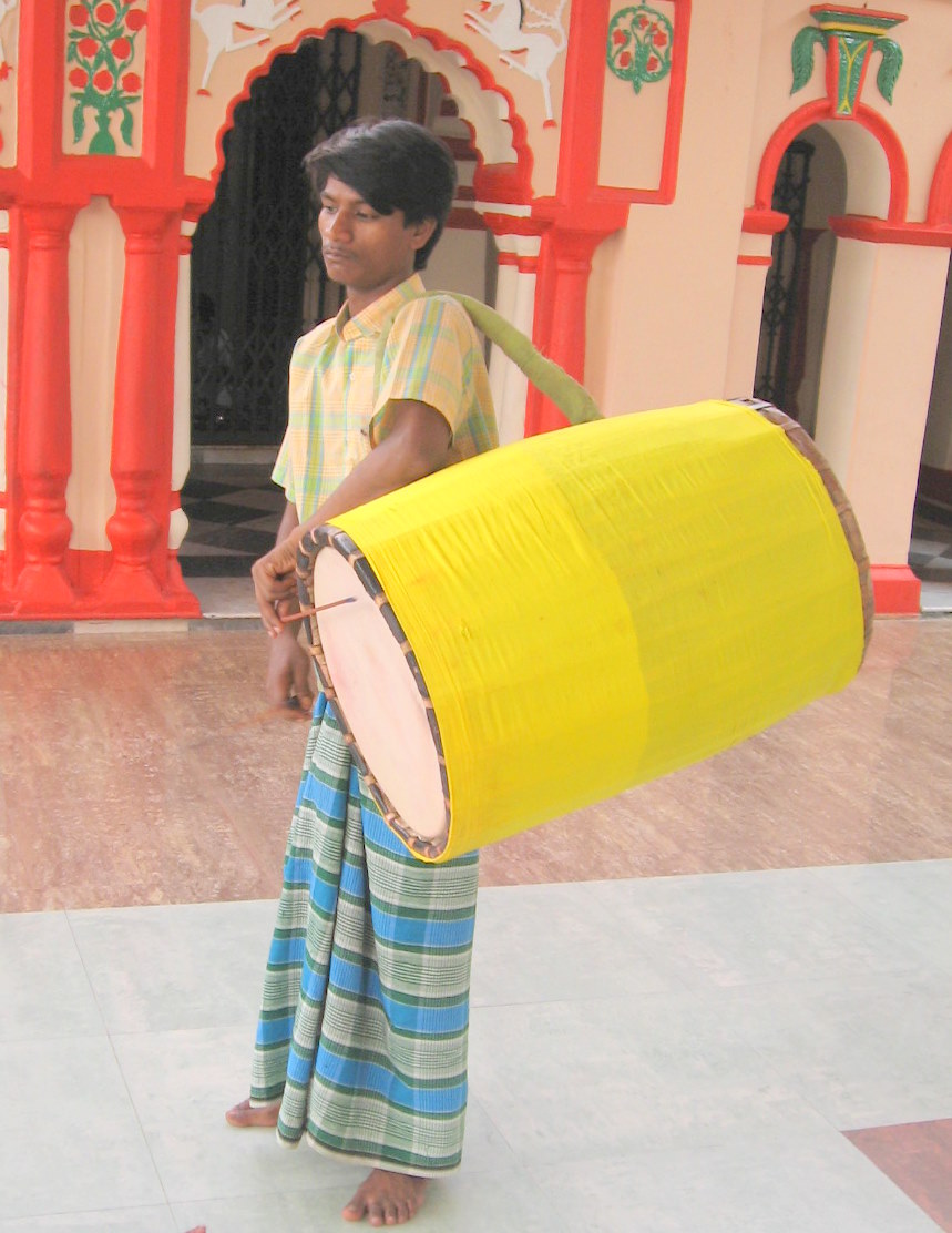 Bengal drummer and a dhaki