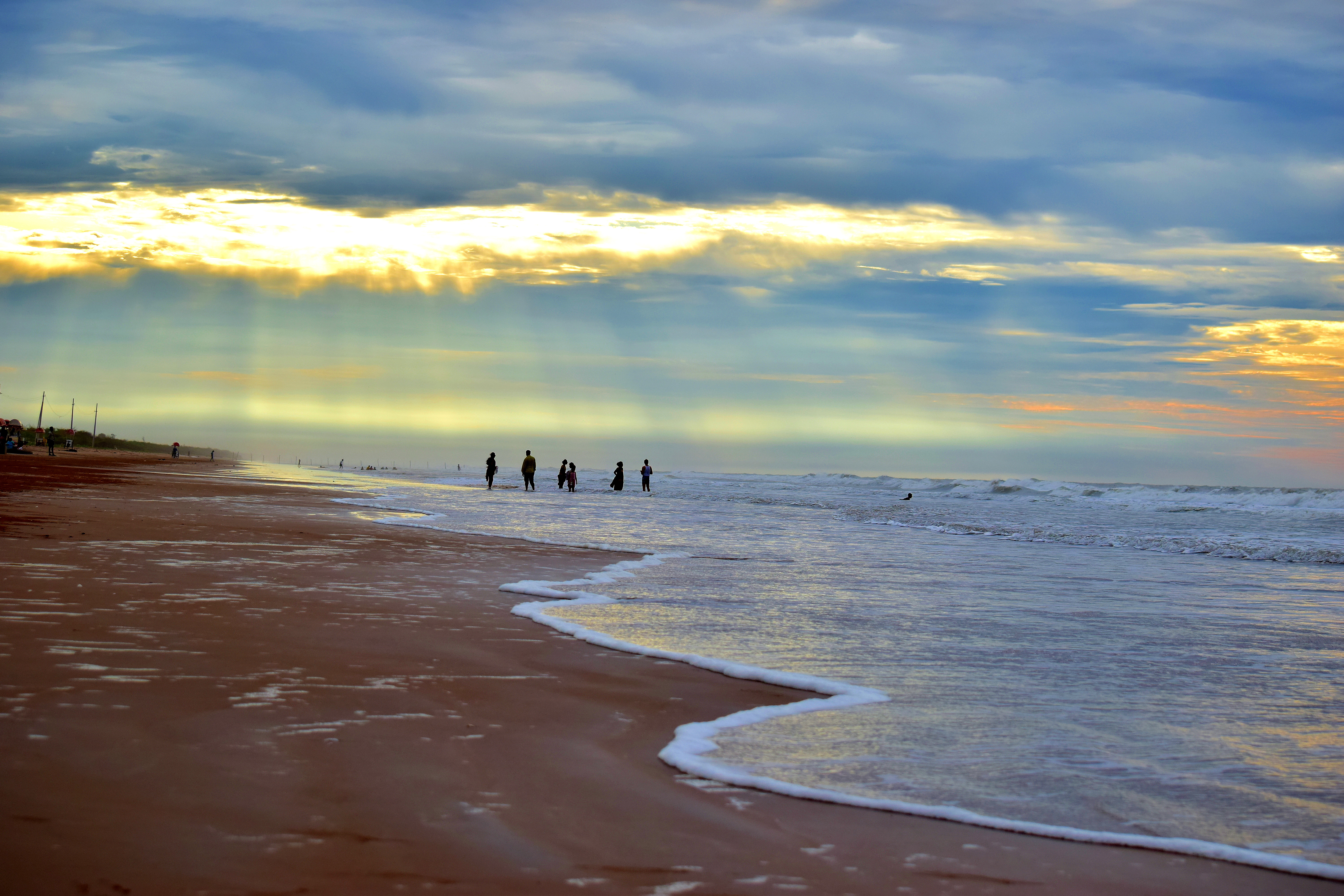 Sunrise at Suryalanka Beach