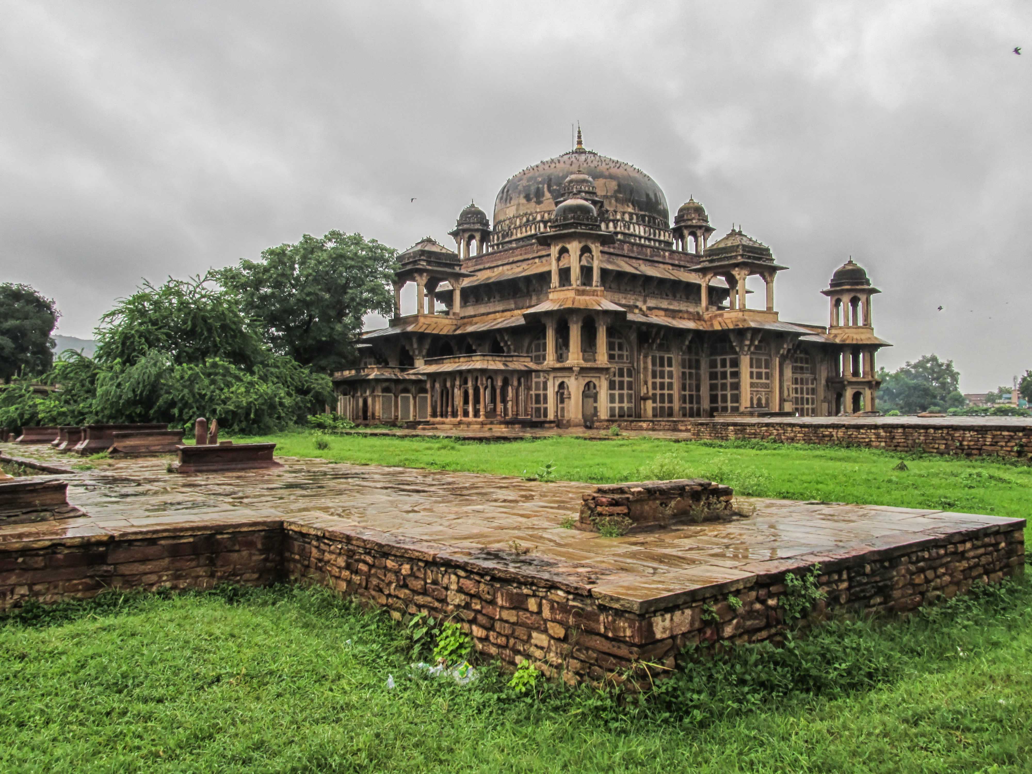 South-east view of tomb