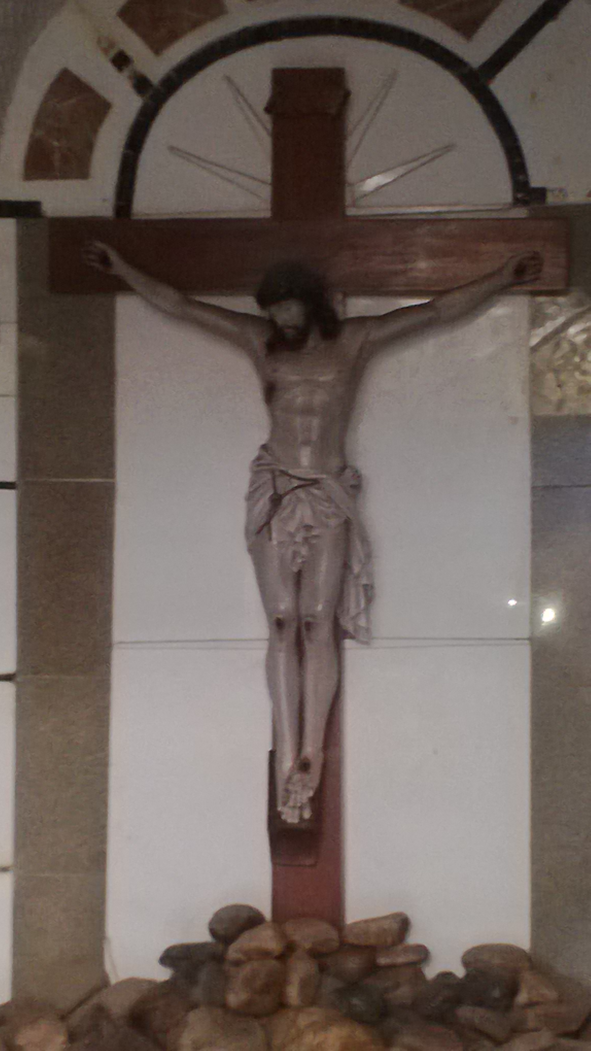 Crucifix inside a Chapel in Pilar Seminary, Goa