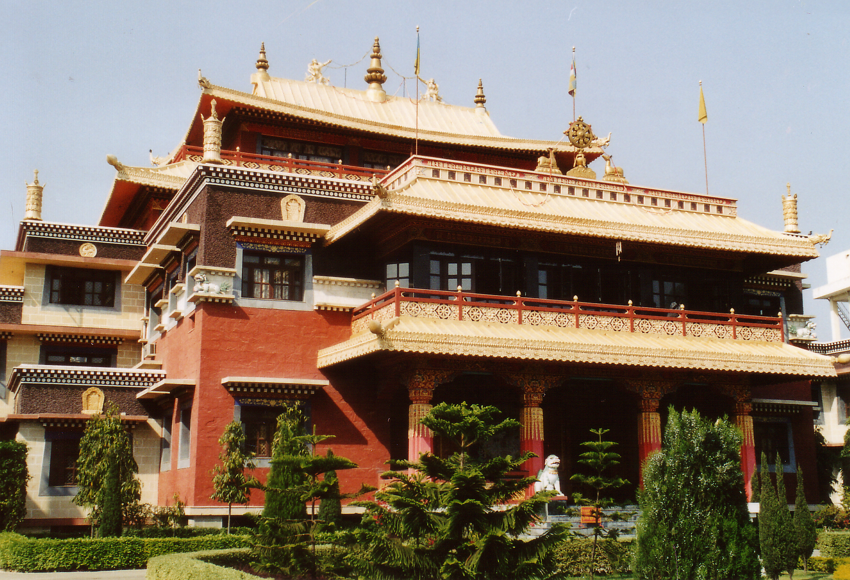 Temple of the Tibetan community in Sarnath