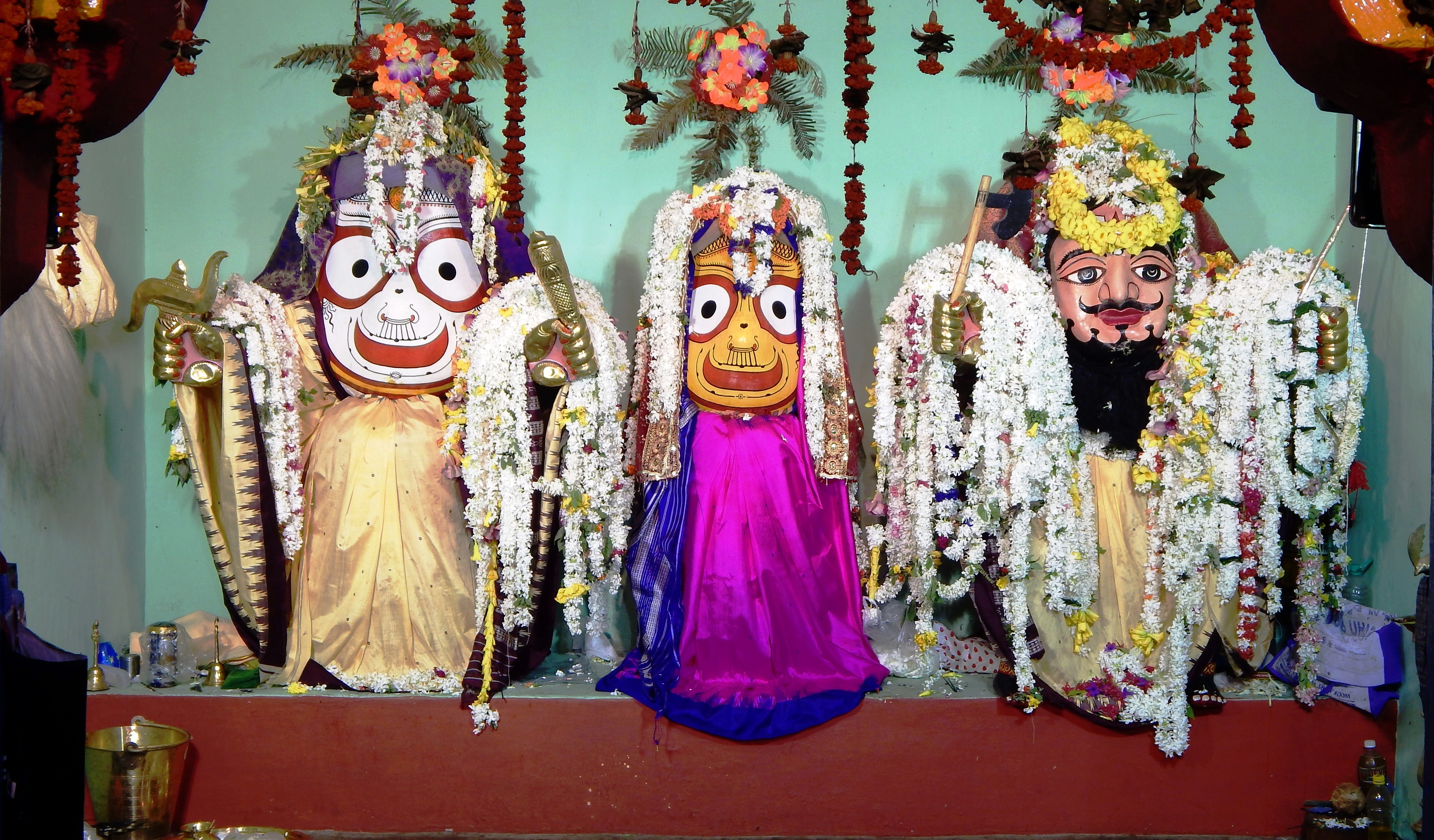 Jagannath in Parashuram Avatar in Mausimaa temple, Rayagada