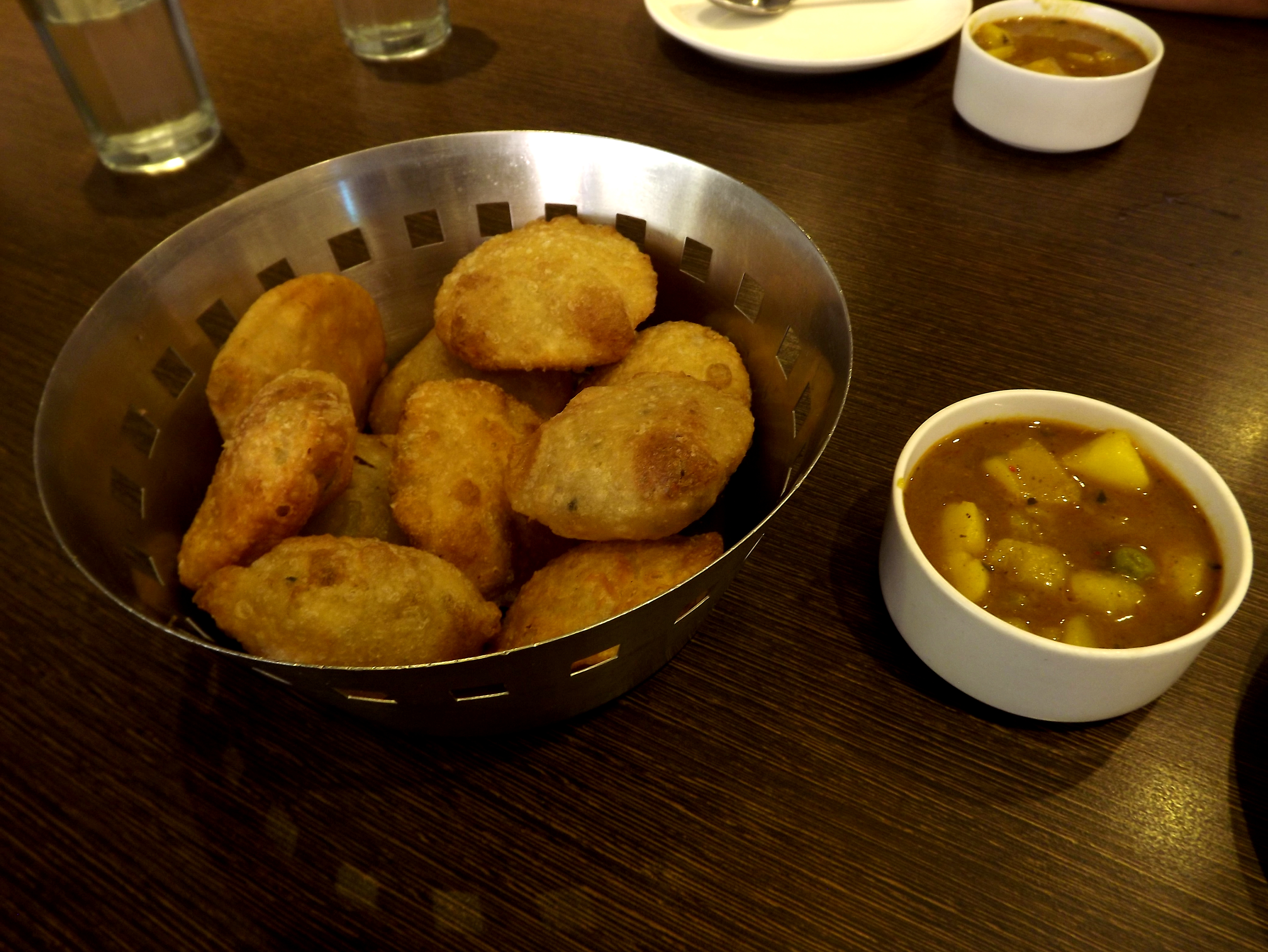 Club Kachoris in Kolkata.