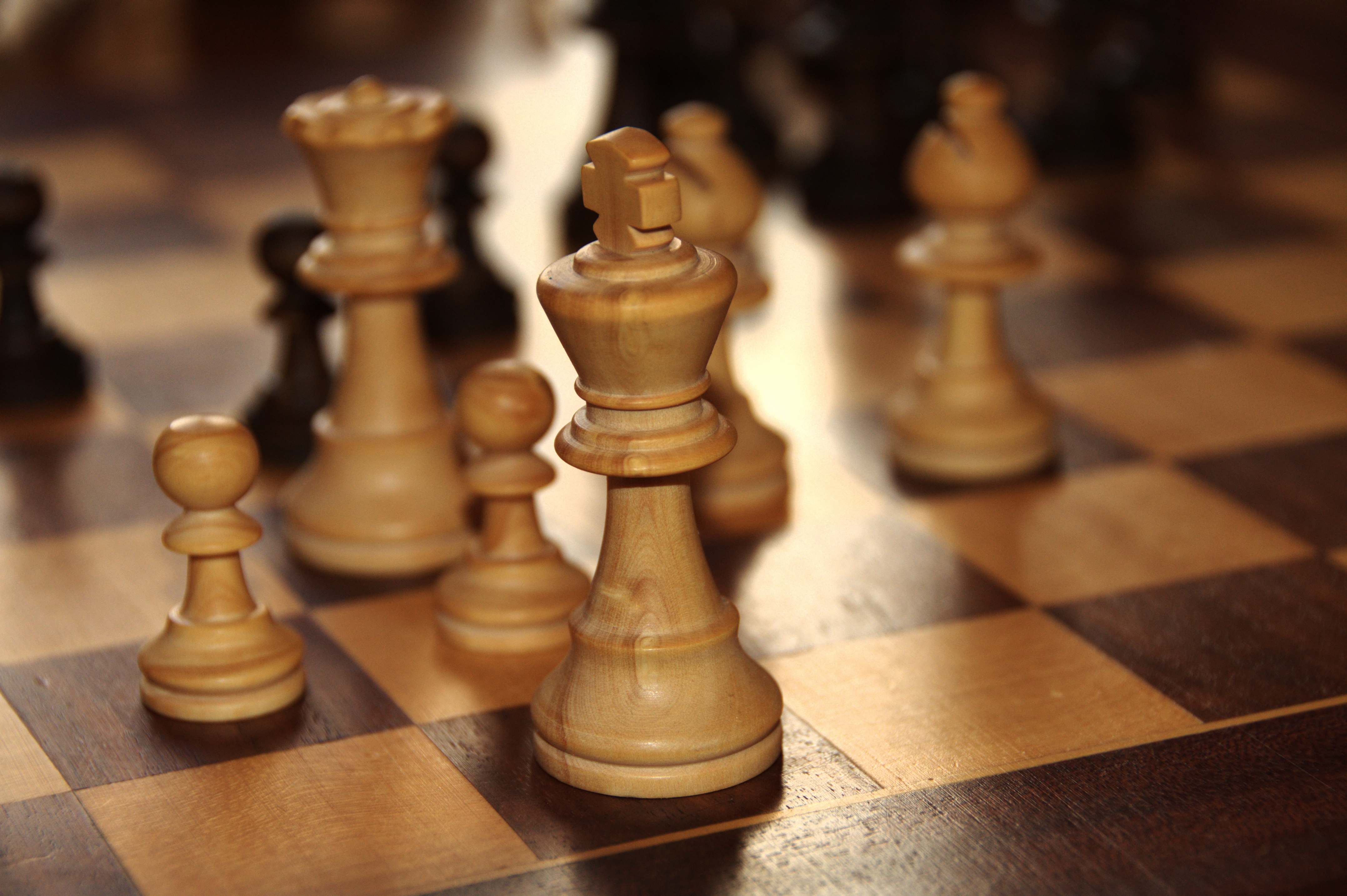 A chess board.