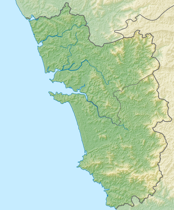 Mandovi River is located in Goa