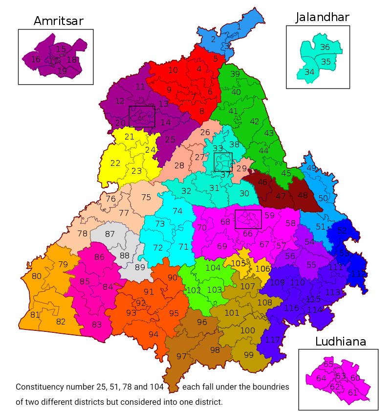 Assembly Constituencies map district wise (updated).png