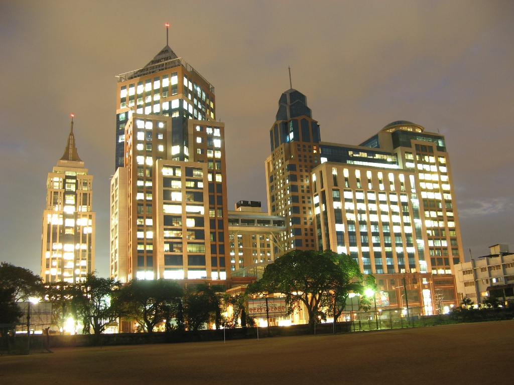 UB City at night