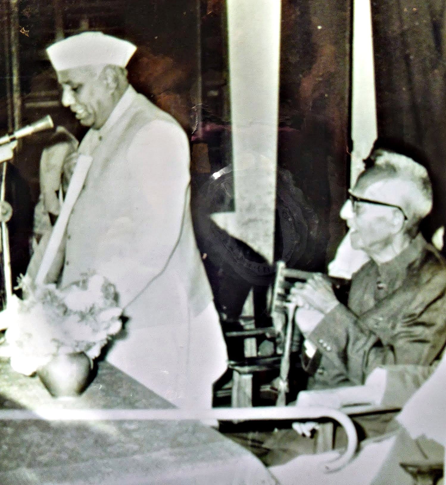 V.S.Bendrey and Maharashtra Chief Minister Late Yashwantrao Chavan
