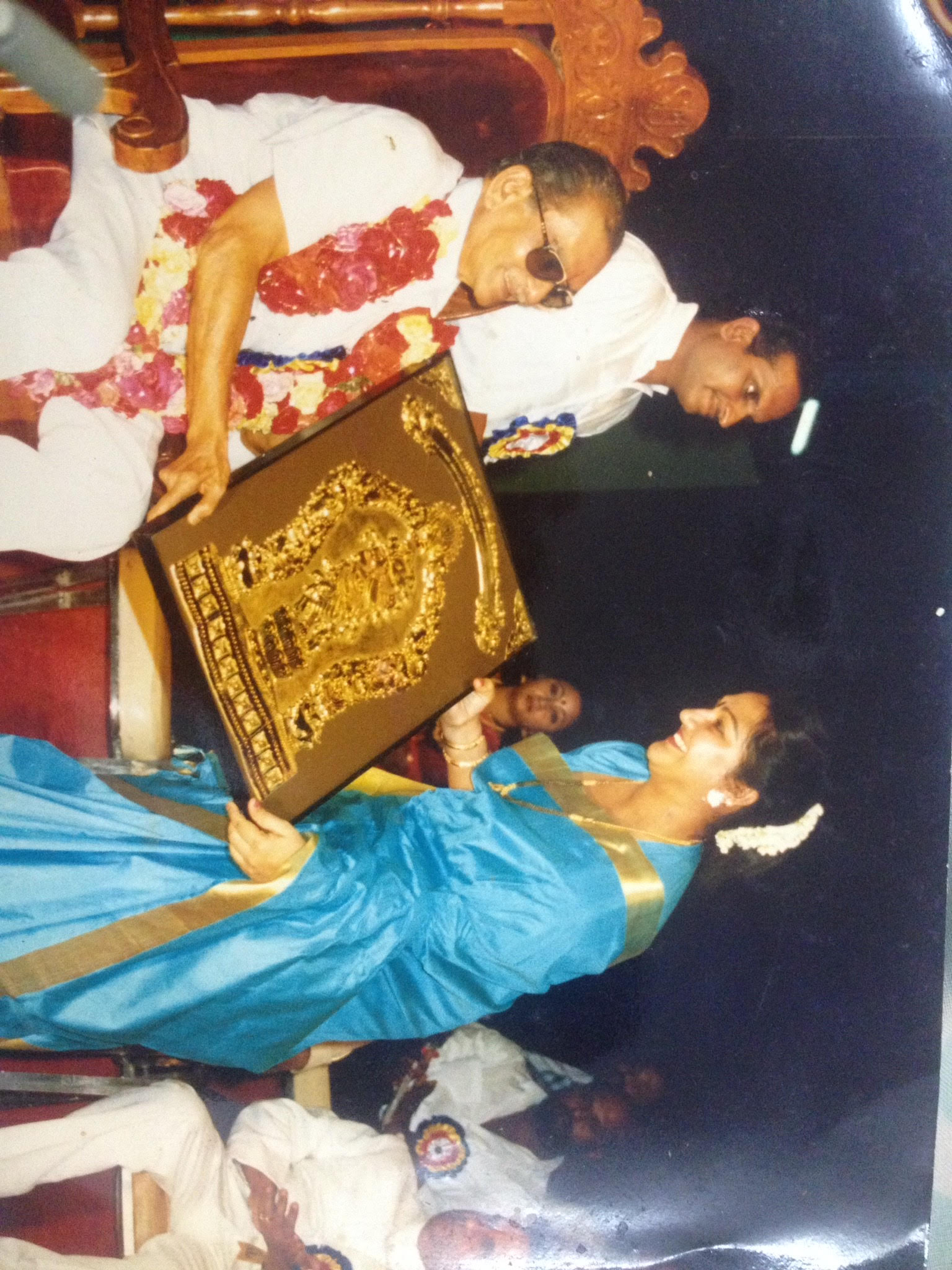 Actress Manjula felicitate Rajanala at Vamsee Berkely Awards