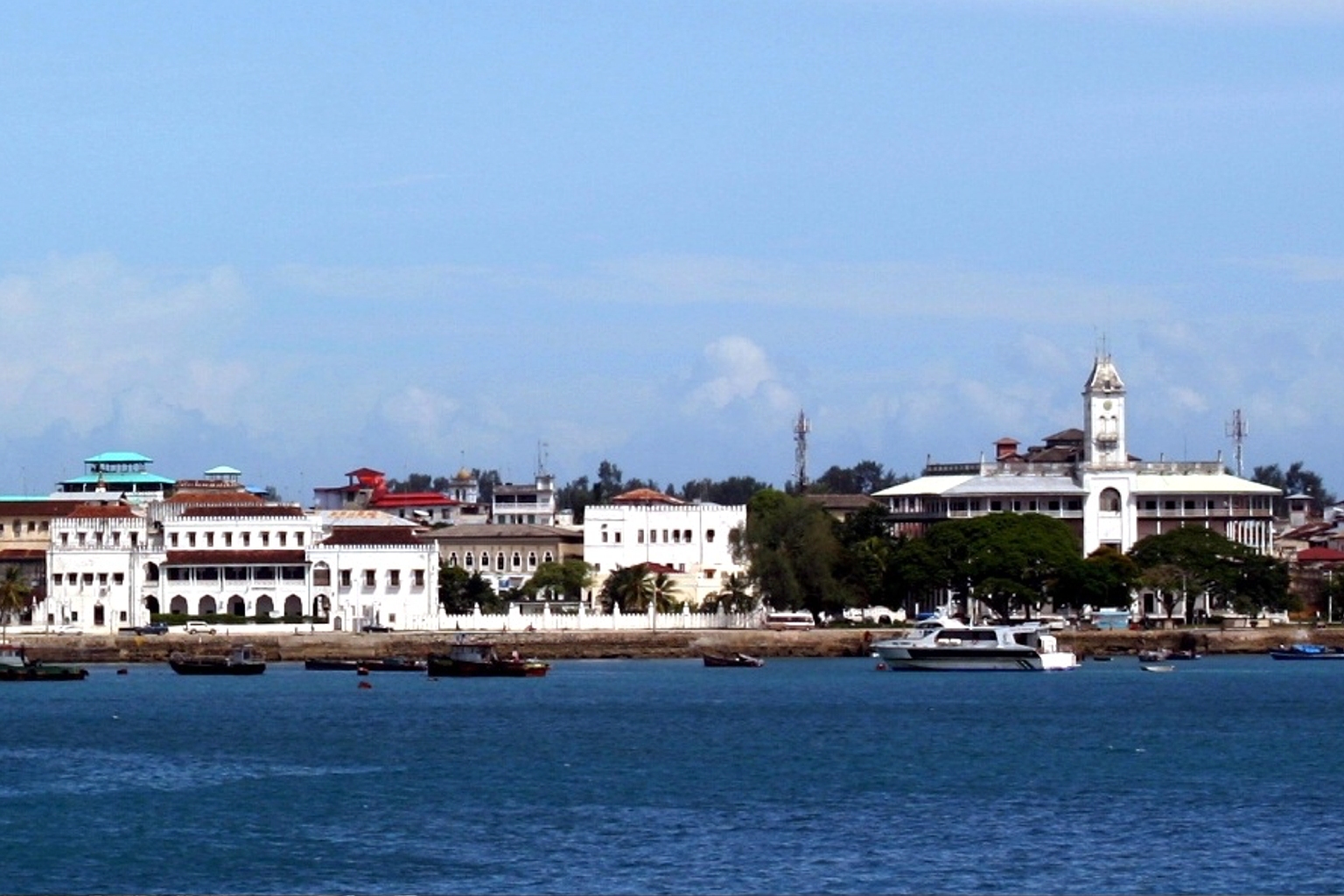Stone Town with Sultan's Palace