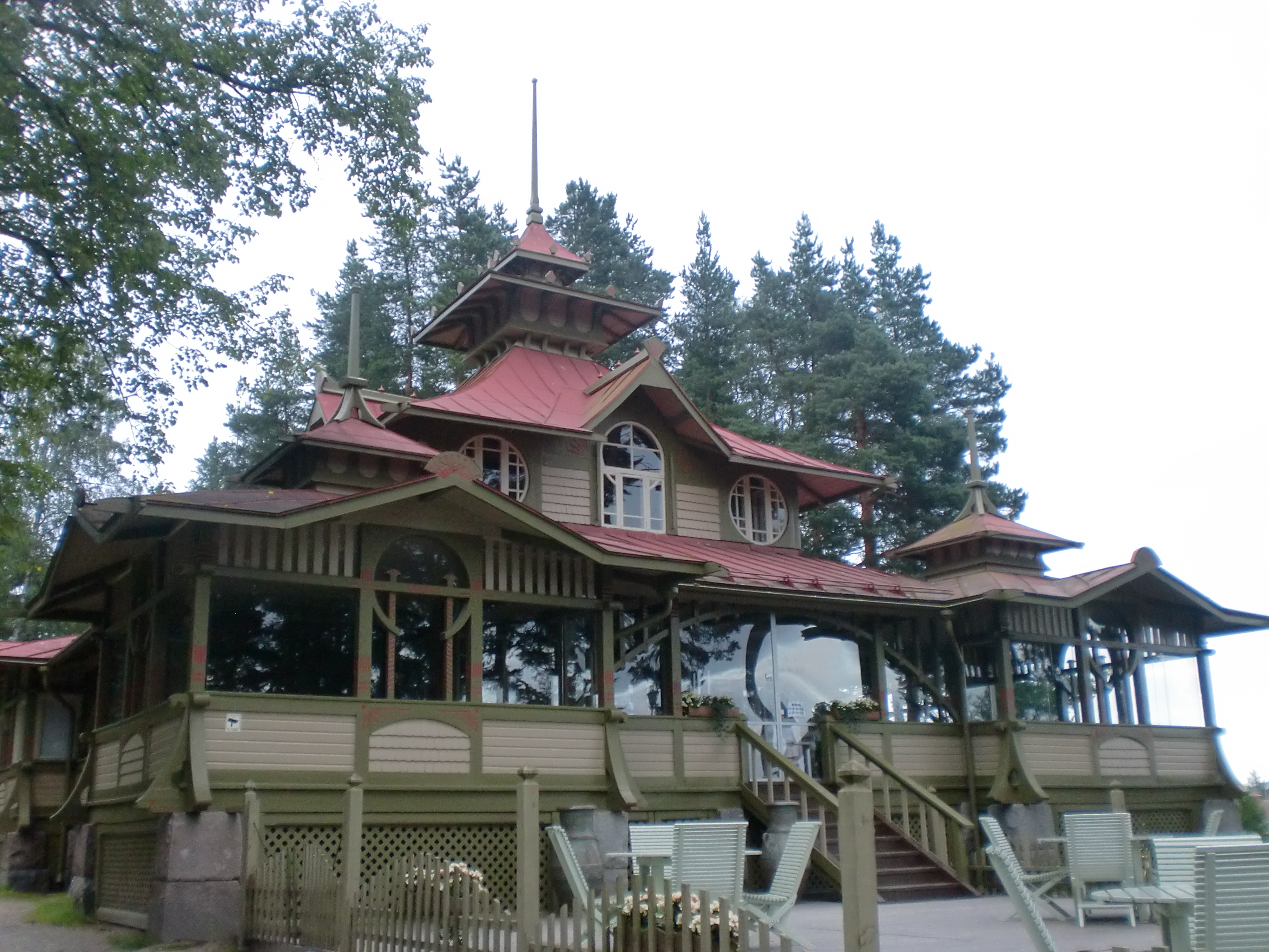 Rigde pavilion in Heinola, Päijänne Tavastia, Finland