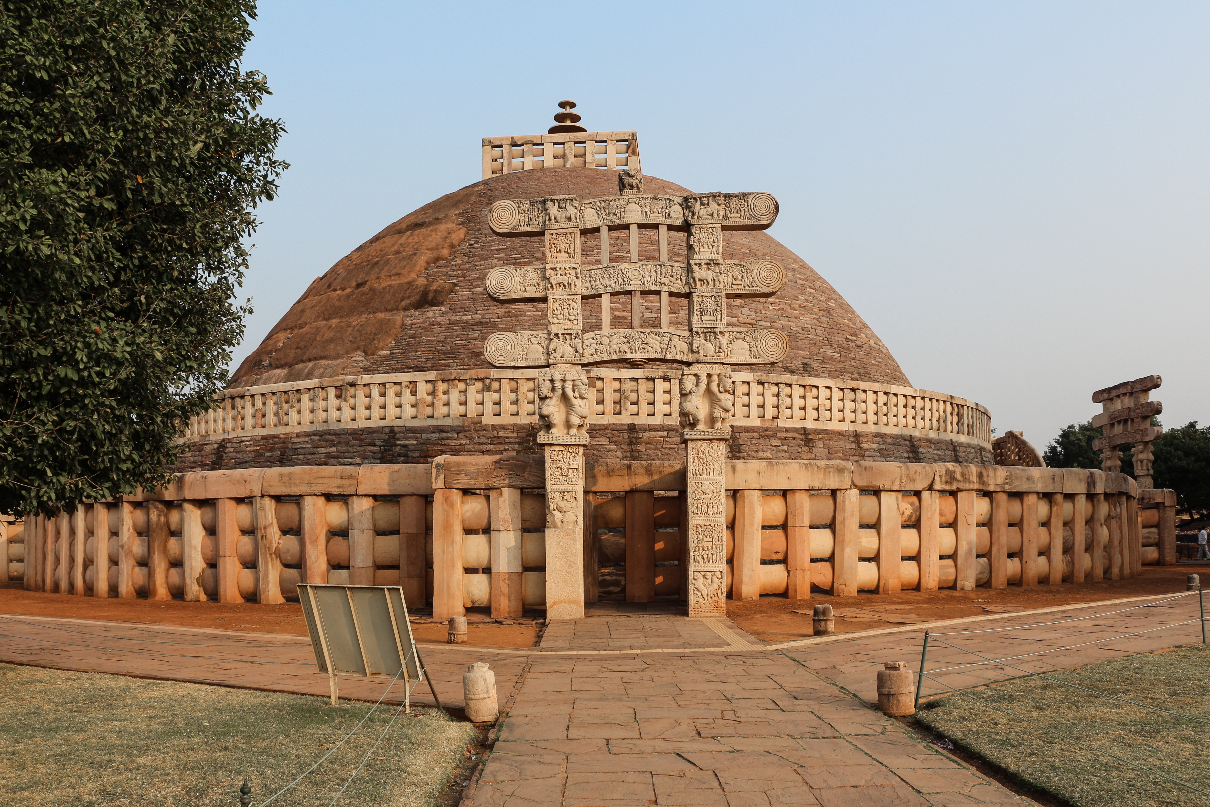 The Great Stupa of Sanchi in December 2013