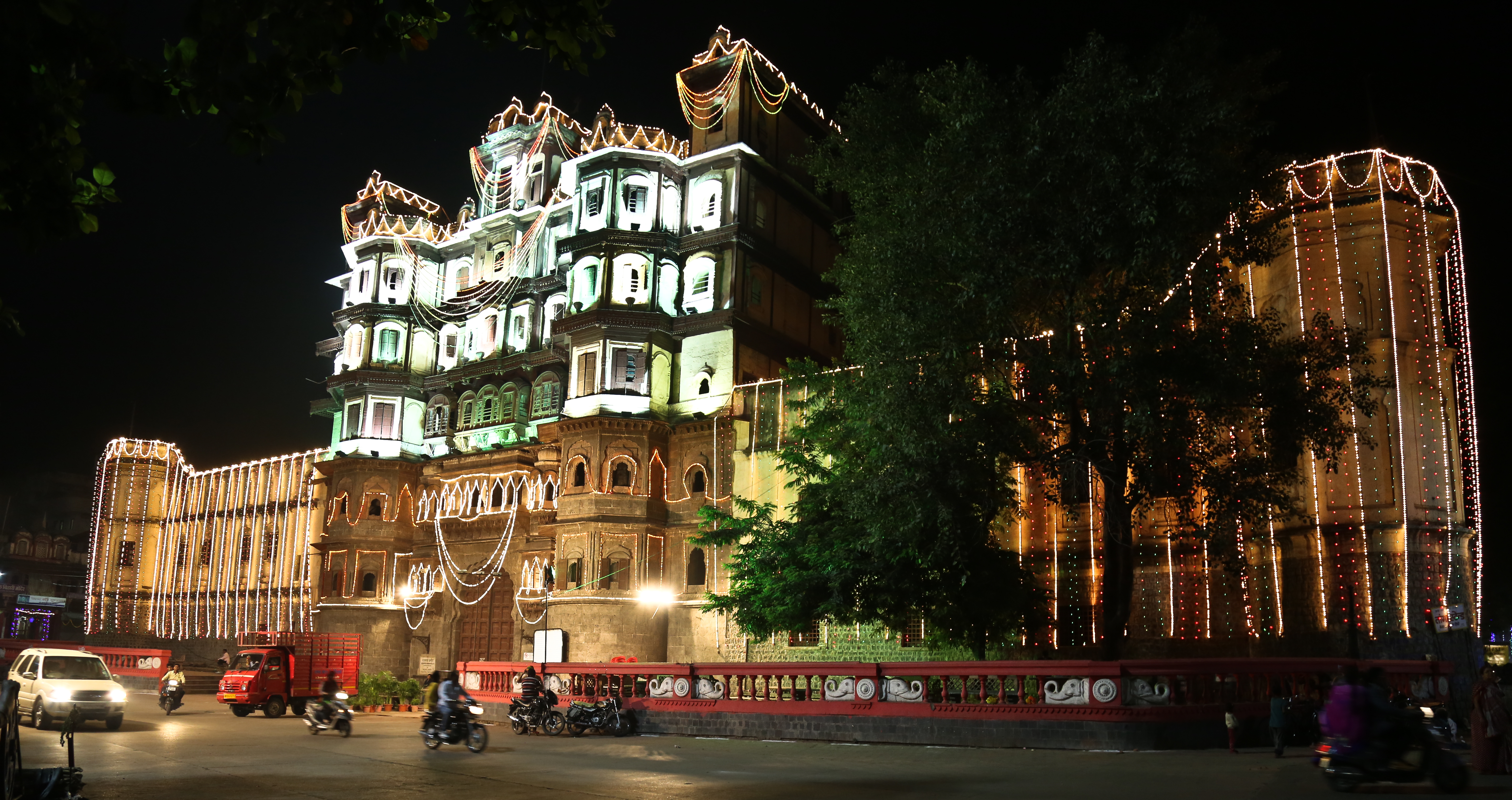 Rajwada Palace as seen on Diwali 2014