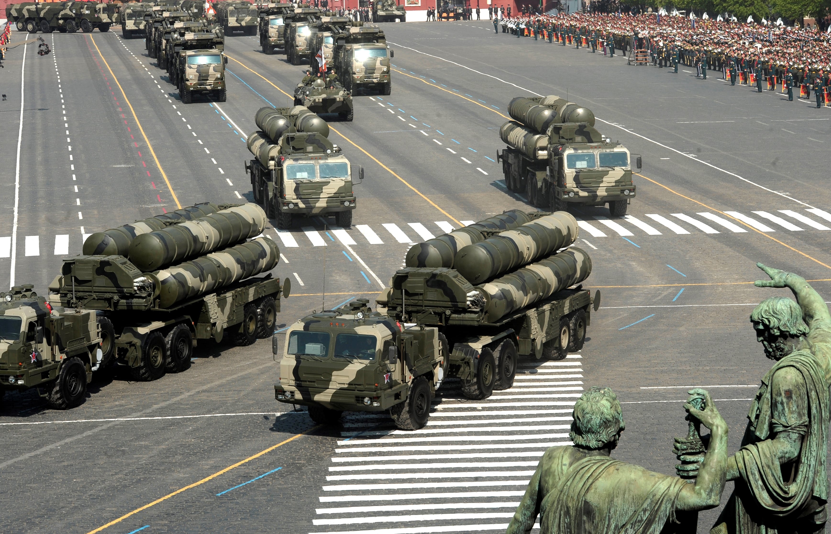 S-400 surface-to-air missile systems during the Victory parade 2010.