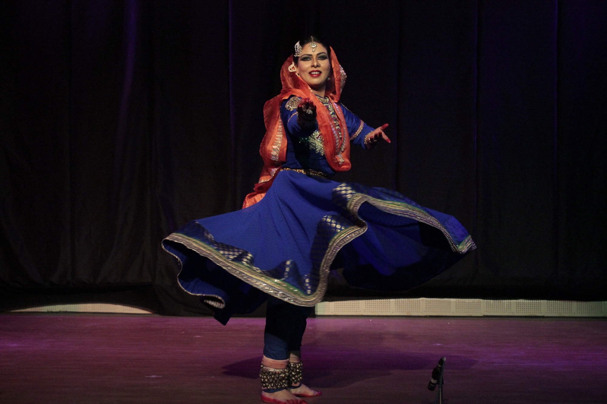 The Kathak dance of northern India absorbed Persian and Central Asian influences during Mughal rule.