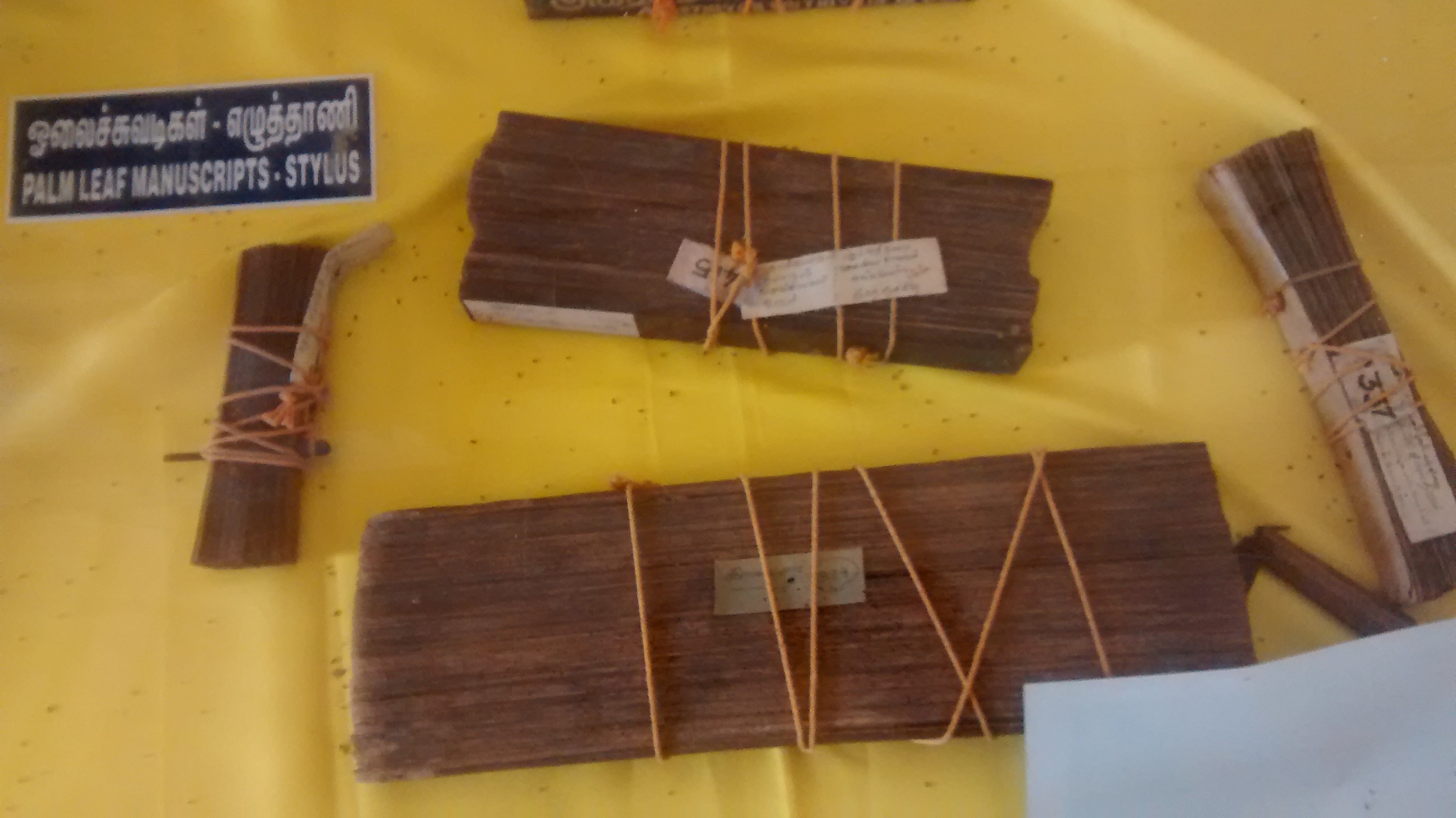 Tamil manuscripts leaf