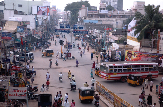 Intersection of TN-6 and TN-204 near Kallakurichi bus stand