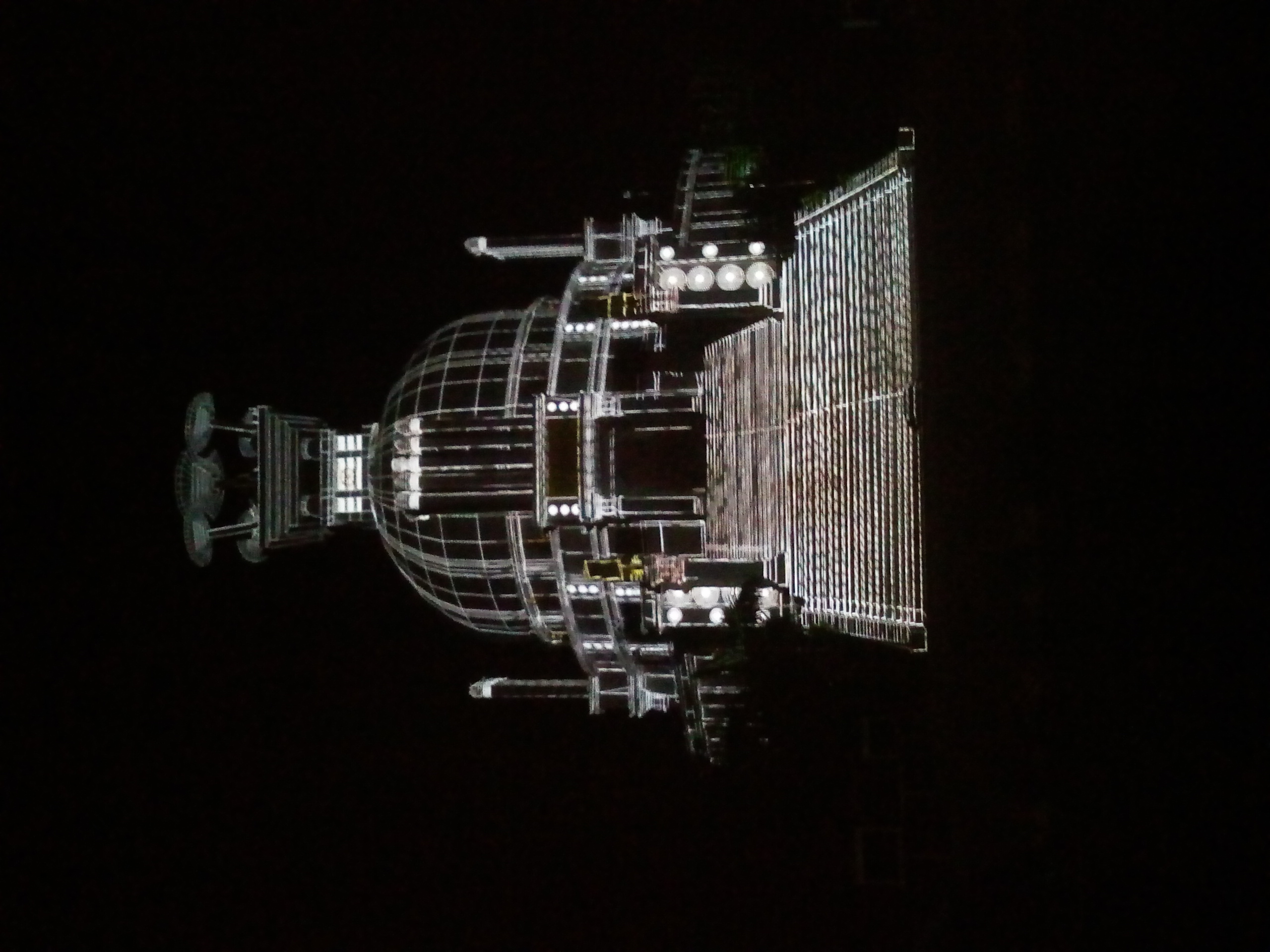 Light and sound show in Dhaulagiri