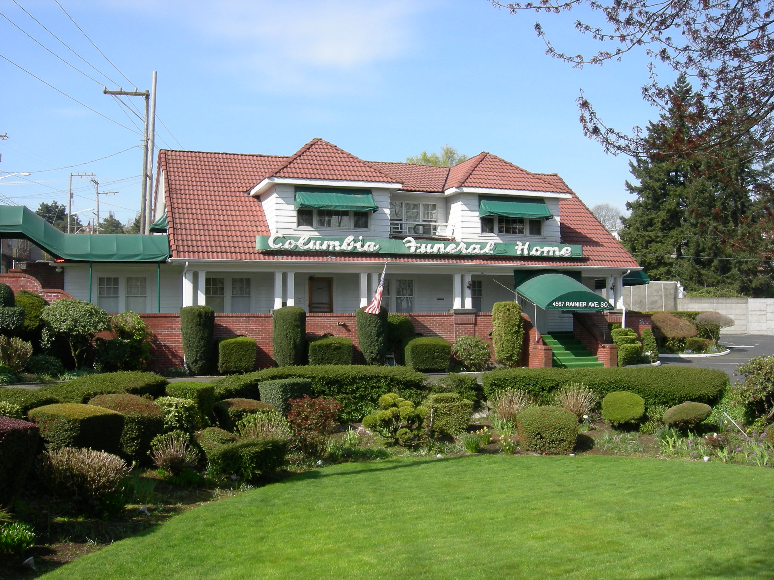 Columbia Funeral Home in Seattle, Washington