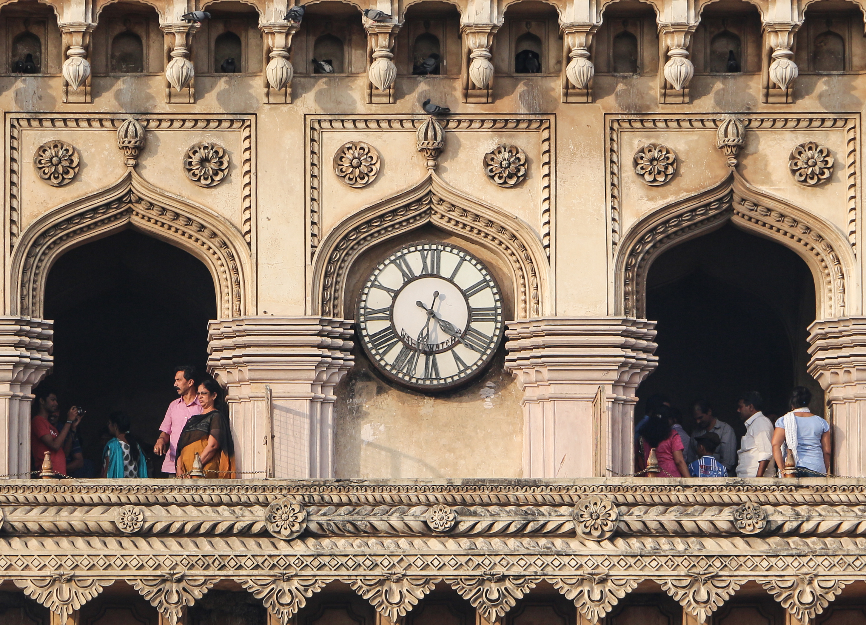Clock of the Charminar -(installed by the 6th Nizam Mir Mahbub Ali Khan)