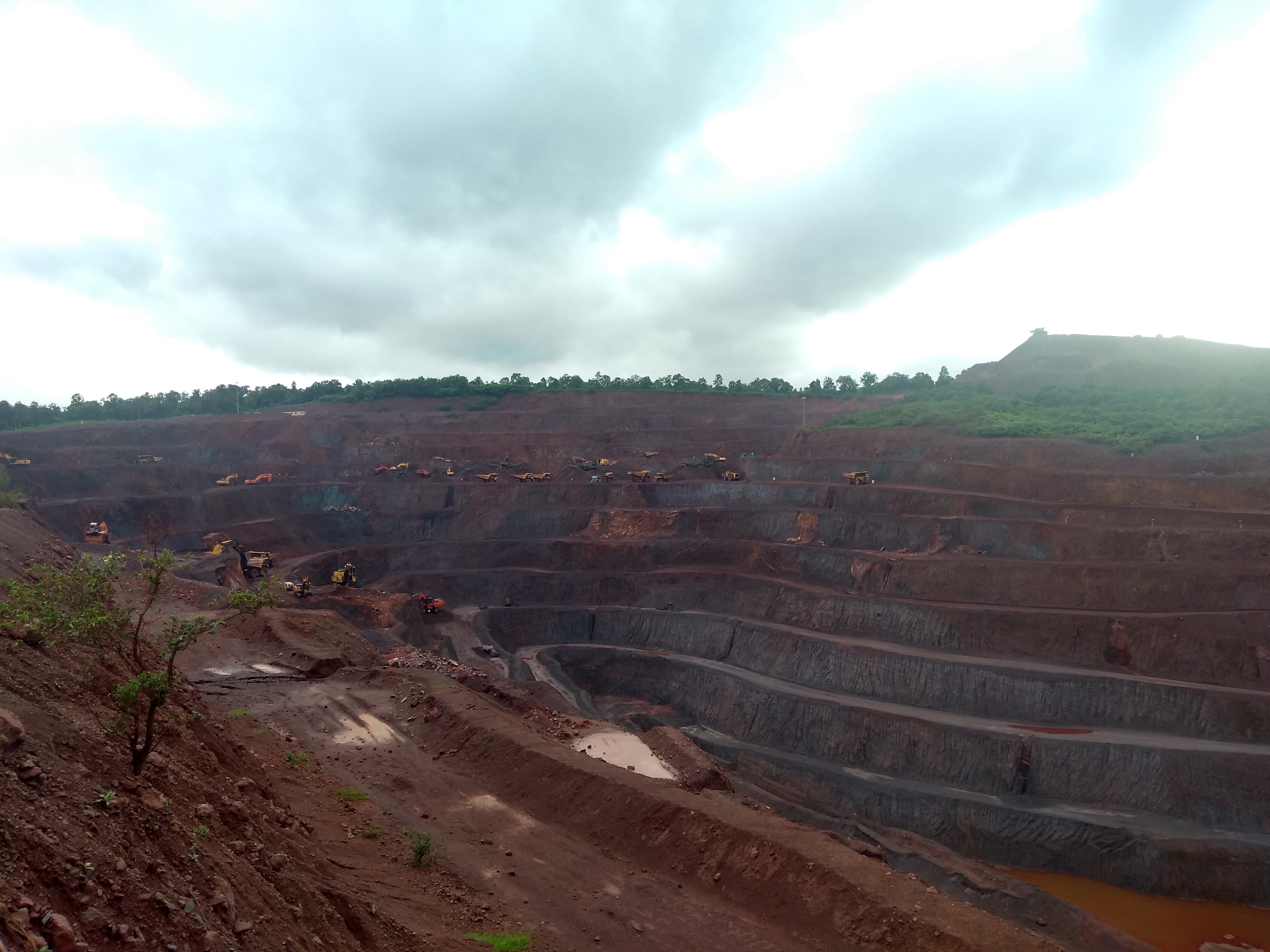 An iron ore mine in Kendujhar