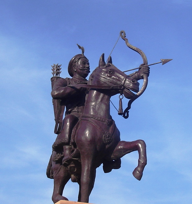 Prithviraj Chauhan, a twelfth century ruler of Delhi and Ajmer who unified several Rajput clans and repelled a Ghorid invasion of India in 1191.