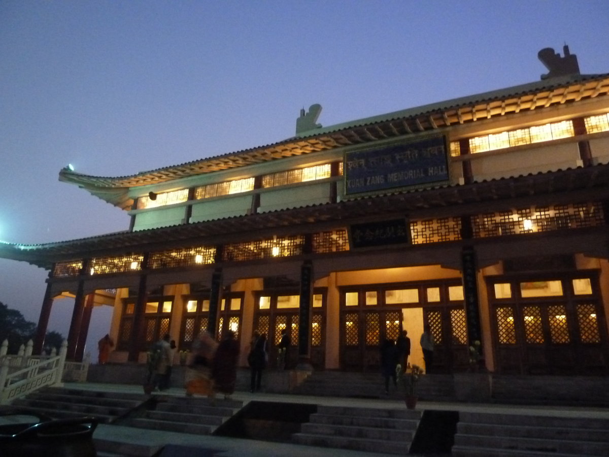 Xuanzang Memorial Hall in Nalanda, Bihar, India.