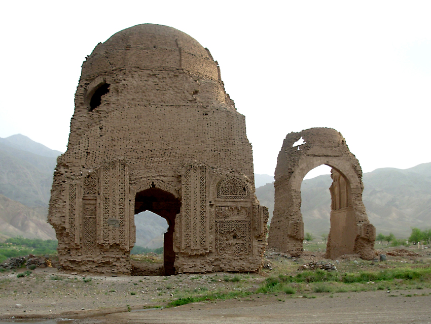 The two mausoleums of Chisht (the western was built in 1167)