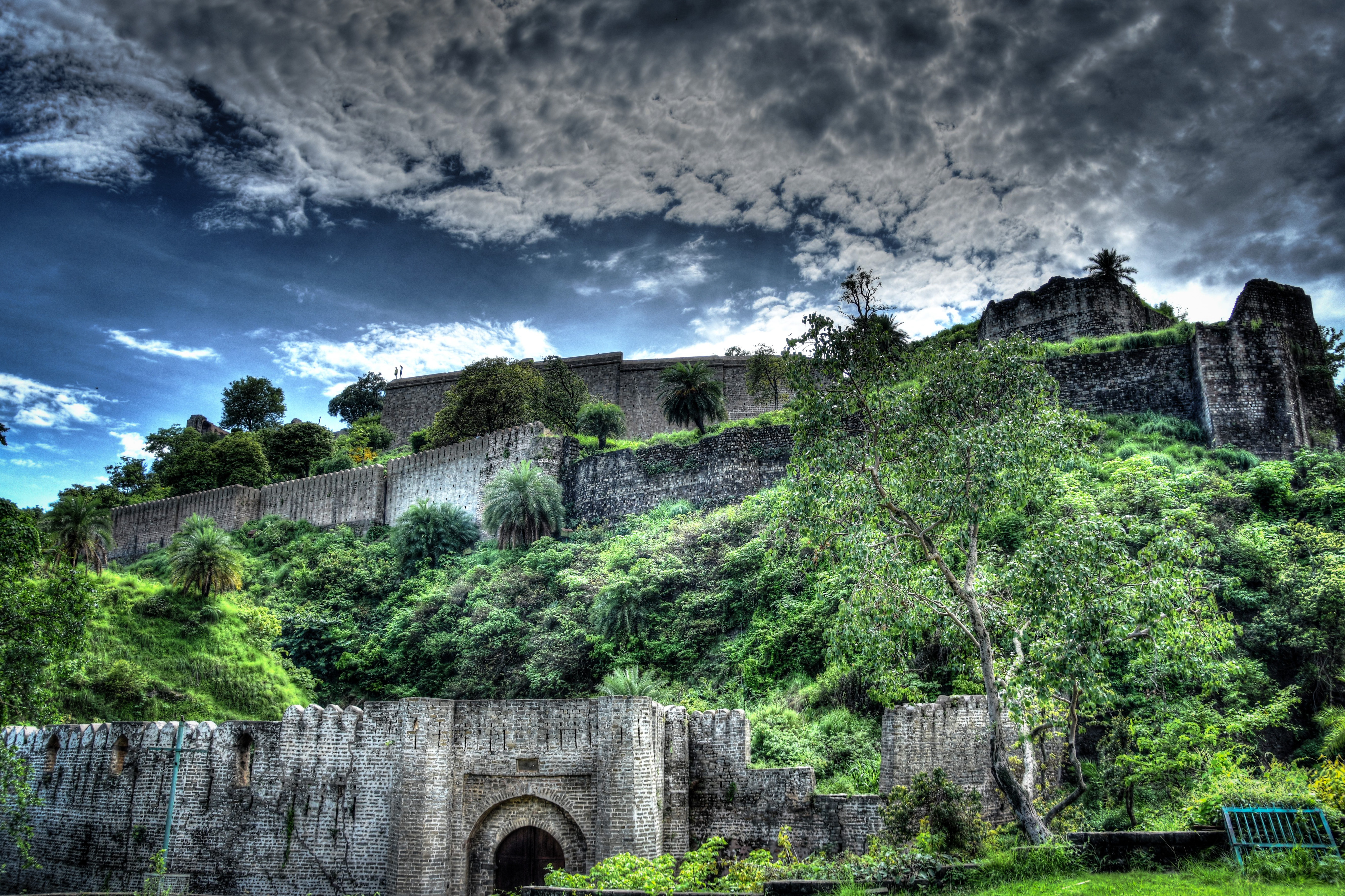 Kangra Fort, 20 kilometres from the town of Dharamshala