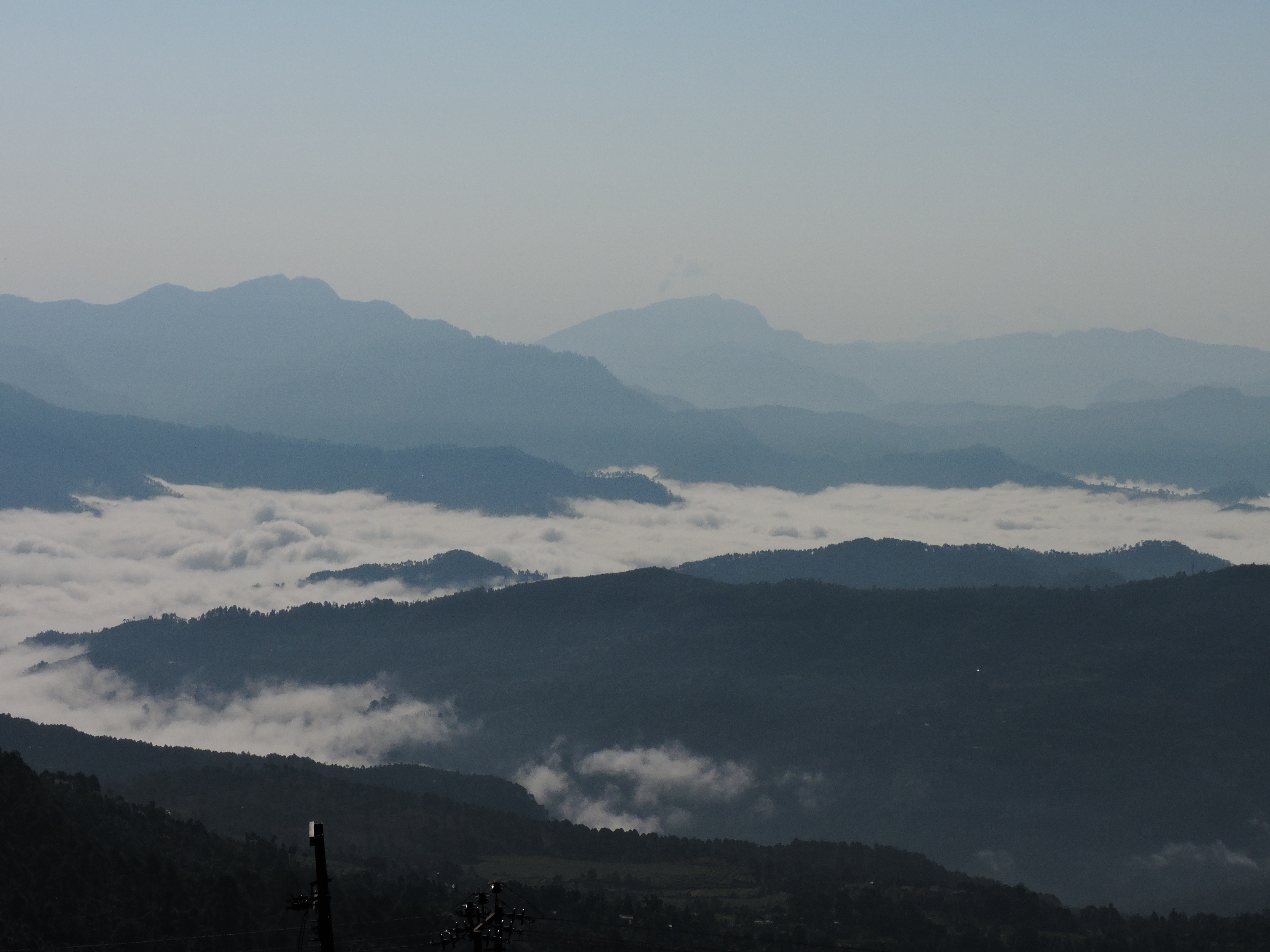river of cloud at Chaukori
