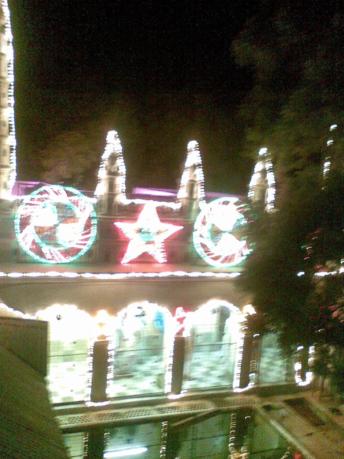 Decorated with lighting