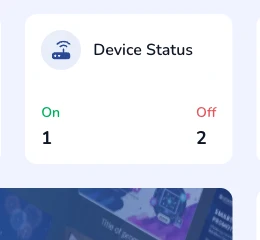 Device Status widget showing 4 On and 83 Off devices.