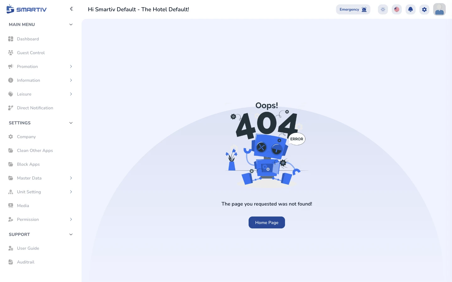 The empty creation form modal.