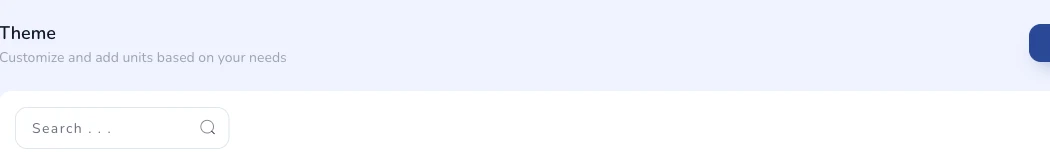 Theme list with Add New button.