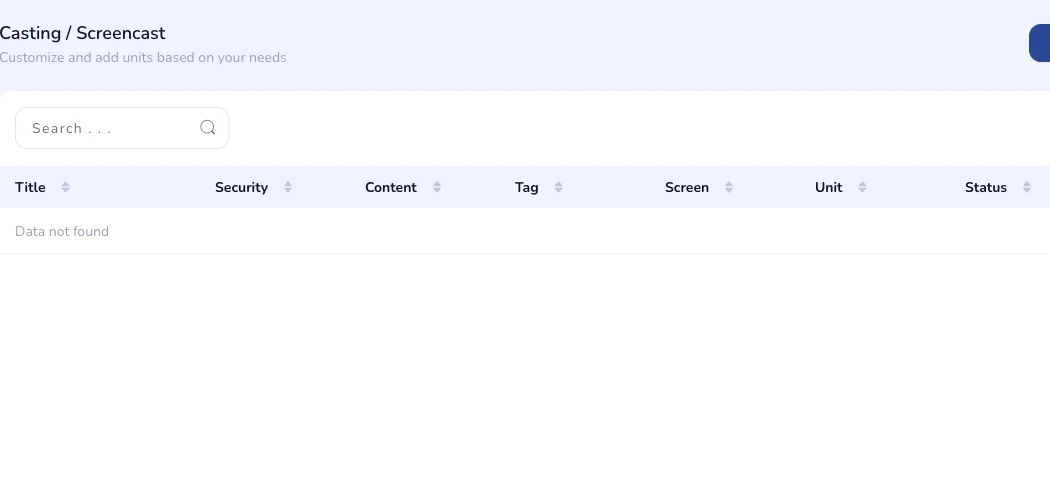 Current casting configuration shown on the page.