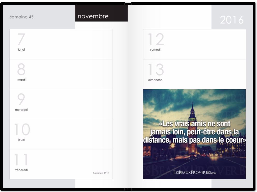 agenda scolaire personnalise 2016-2017