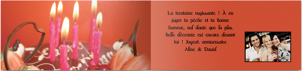 17 textes pour un joyeux anniversaire 30 ans