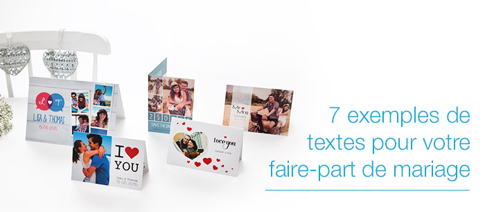 texte faire-part mariage