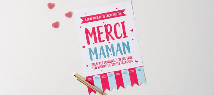 Idée cadeau pour maman : DIY fête des mères