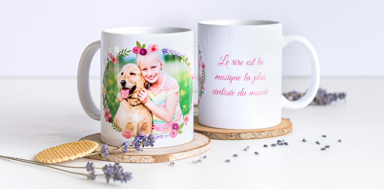 Tasse cadeau pour une institutrice avec une photo et du texte - smartphoto