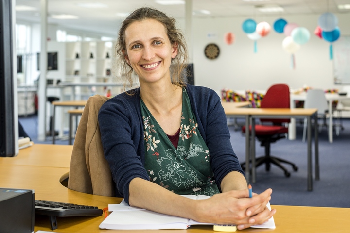 Portrait de Caroline lors de son 1er jour chez smartphoto