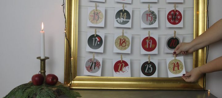 DIY: Créez votre propre calendrier de l’Avent avec des tirages photo