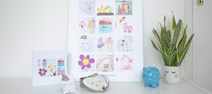 VIDEO DIY – Så tar du bäst tillvara  på barnens teckningar!