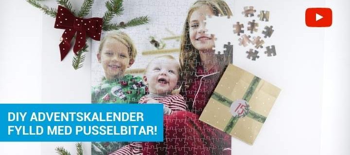 Gör din egen adventskalender med pussel!